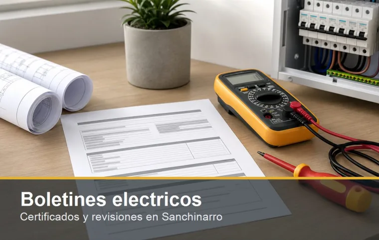 Boletines electricos en Sanchinarro